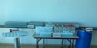 PDI incauta alcohol gel ilegal