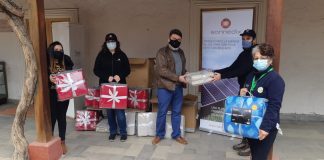 Empresa Sonnedix realizó importante donación de frazadas a adultos mayores de Calle Larga