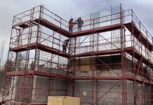 30 % de avance registran obras del cuartel para segunda compañía de bomberos