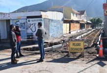 Pese a las lluvias, avanzan obras de pavimentación de 6 pasajes de la Villa Padre Hurtado de Llay Llay