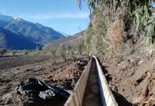 Más de 300 familias campesinas de Petorca se benefician con el nuevo revestimiento para el Canal Los Lemus
