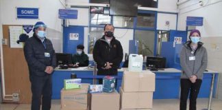 “Estos elementos los usamos día a día, ya que somos la barrera entre el virus y la comunidad” – Juan Rubilar, administrativo CESFAM Rinconada