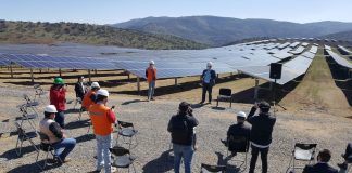 Subsecretario de Energía encabeza agenda en el marco de Plan Paso a Paso e inauguró Parque Fotovoltaico Libertadores en Rinconada