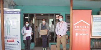 Posta rural de Río Blanco recibe insumos médicos de Codelco Andina