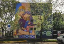 Por primera vez en Chile: Converse City Forests: El mural de arte sustentable que equivale al oxígeno producido por 300 árboles