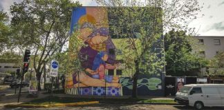 Por primera vez en Chile: Converse City Forests: El mural de arte sustentable que equivale al oxígeno producido por 300 árboles