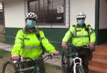Carabineros de Calle Larga inició patrullajes en bicicleta por la comuna