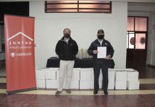 Codelco Andina entrega 1.200 litros de jabón líquido a Bomberos de Los Andes y San Felipe