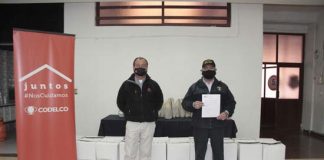 Codelco Andina entrega 1.200 litros de jabón líquido a Bomberos de Los Andes y San Felipe