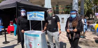 Los Andes: Cesfam Centenario realiza testeo masivo de PCR en Plaza de Armas