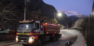 Codelco Andina continúa programa de sanitización en localidades del Camino Internacional