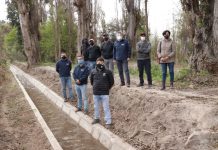 En Llay Llay optimizan riego a más de 100 agricultores gracias a revestimiento de canal