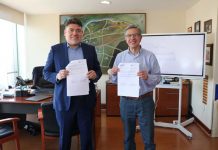 Municipalidad de Calle Larga firma importante convenio de colaboración con municipio de Las Condes