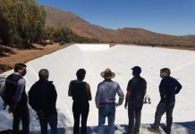 Gobernadora de Petorca y autoridades del agro fiscalizan la rehabilitación del Tranque El Sobrante