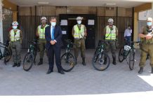Municipio entregó seis bicicletas a Carabineros para patrullajes preventivos