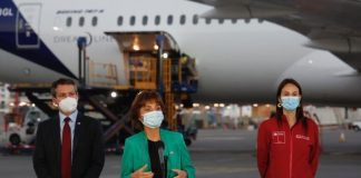 ARRIBÓ A CHILE UN NUEVO CARGAMENTO CON 88 MIL VACUNAS PFIZER/BIONTECH CONTRA EL COVID-19
