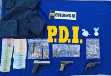 PDI DETIENE A TRES SUJETOS ARMADOS EN OPERATIVO EN PLAYA ANCHA