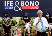PIÑERA ANUNCIÓ OTROS TRES NUEVOS BONOS COVID PARA FAMILIAS VULNERABLES