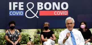 PIÑERA ANUNCIÓ OTROS TRES NUEVOS BONOS COVID PARA FAMILIAS VULNERABLES