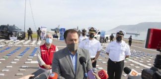 Armada incauta más de media tonelada de droga que era transportada por mar