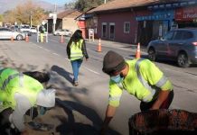 Se iniciaron trabajos de conservación en la ruta 57 de Calle Larga