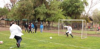 Usuarios del Hospital Psiquiátrico Dr. Philippe Pinel cuentan con nueva cancha para realizar deportes y actividades terapéuticas