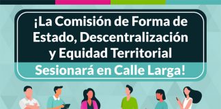 Calle Larga será una de las primeras comunas del país en las que sesionará la Convención Constitucional fuera de Santiago