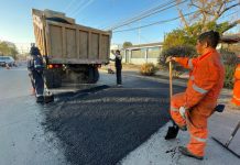 Comenzó la instalación de reductores de velocidad en Los Andes
