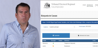 Rinconada: Presentan requerimiento para destituir de su cargo al concejal Carlos Montenegro Urbina.