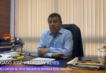 RINCONADA: Abogado José Villagrán celebra sancionó al TER al exalcalde de la comuna Pedro Caballería Díaz y adelanta que ahora tendrá la otrora autoridad que responder civil y penalmente.