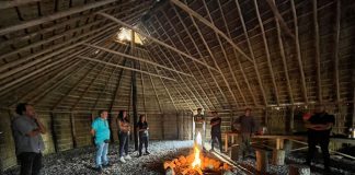 Finalizó la construcción de la primera ruka mapuche del Valle de Aconcagua