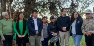 Ministro de Agricultura inspecciona nuevas obras de canal Rinconada que aportarán a la seguridad hídrica y alimentaria de regantes de la comuna de Los Andes