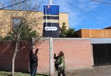 Más de un 90% de avance presenta instalación de nuevas luces LED en Calle Larga