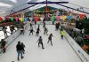 Más de 2 mil 500 asistentes recibió durante la primera semana de funcionamiento la Pista de hielo Ecológica de Calle Larga