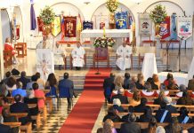 Misa de acción de gracias y gran desfile marcaron el aniversario 232 de Los Andes.