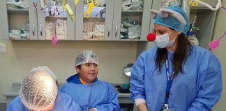 Alumnos de escuela rural de Quillota fueron médicos, enfermeras, dentistas y otros profesionales de la salud por un día