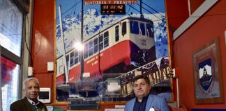 Escuela Ferroviaria inaugura mural con la historia del Ferrocarril Trasandino