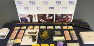 Detenidos por la PDI en Viña del Mar acopiaban droga al interior de piscina