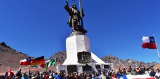 Se celebraron 120 años del monumento Cristo Redentor entre andinos y mendocinos