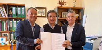 Se firma convenio para el pronto inicio de obras de Polideportivo de Los Andes