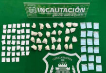 GENDARMES INCAUTAN CERCA DE CIEN DOSIS DE DROGAS DURANTE VISITA A INTERNAS DE LA CÁRCEL DE SAN ANTONIO