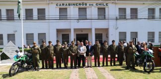Municipalidad de Los Andes fortalece la seguridad con la entrega de motocicletas a Carabineros