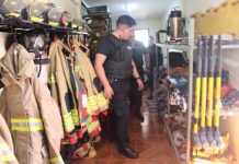 REALIZAN INSPECCIÓN A SALA DE ARMAS Y BRIGADA CONTRA INCENDIOS DE LA CÁRCEL DE LOS ANDES