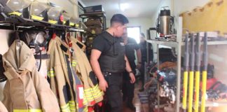 REALIZAN INSPECCIÓN A SALA DE ARMAS Y BRIGADA CONTRA INCENDIOS DE LA CÁRCEL DE LOS ANDES
