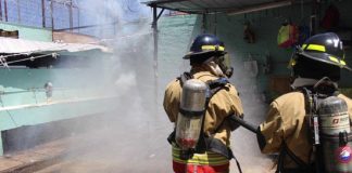 RÁPIDA RESPUESTA DE BRIGADISTAS DE GENDARMERÍA EN SIMULACRO DE INCENDIO REALIZADO EN CÁRCEL DE LOS ANDES