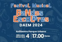 Escuelas y liceos darán vida al 3er Festival Musical de Bandas Escolares de Los Andes