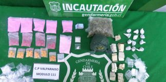 DECOMISAN GRAN CANTIDAD DE DROGAS EN ALLANAMIENTO A MÁS DE 300 INTERNOS DE LA CÁRCEL DE VALPARAÍSO