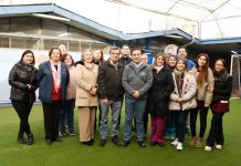 Alcalde Rivera saluda al nuevo director de la Escuela Especial Valle Andino