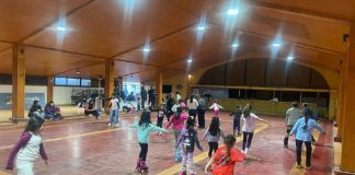 Municipalidad de Rinconada dio inicio a taller de patinaje artístico.