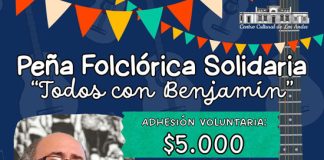 En Los Andes organizan Peña Solidaria en ayuda del nieto de Helios Santibáñez